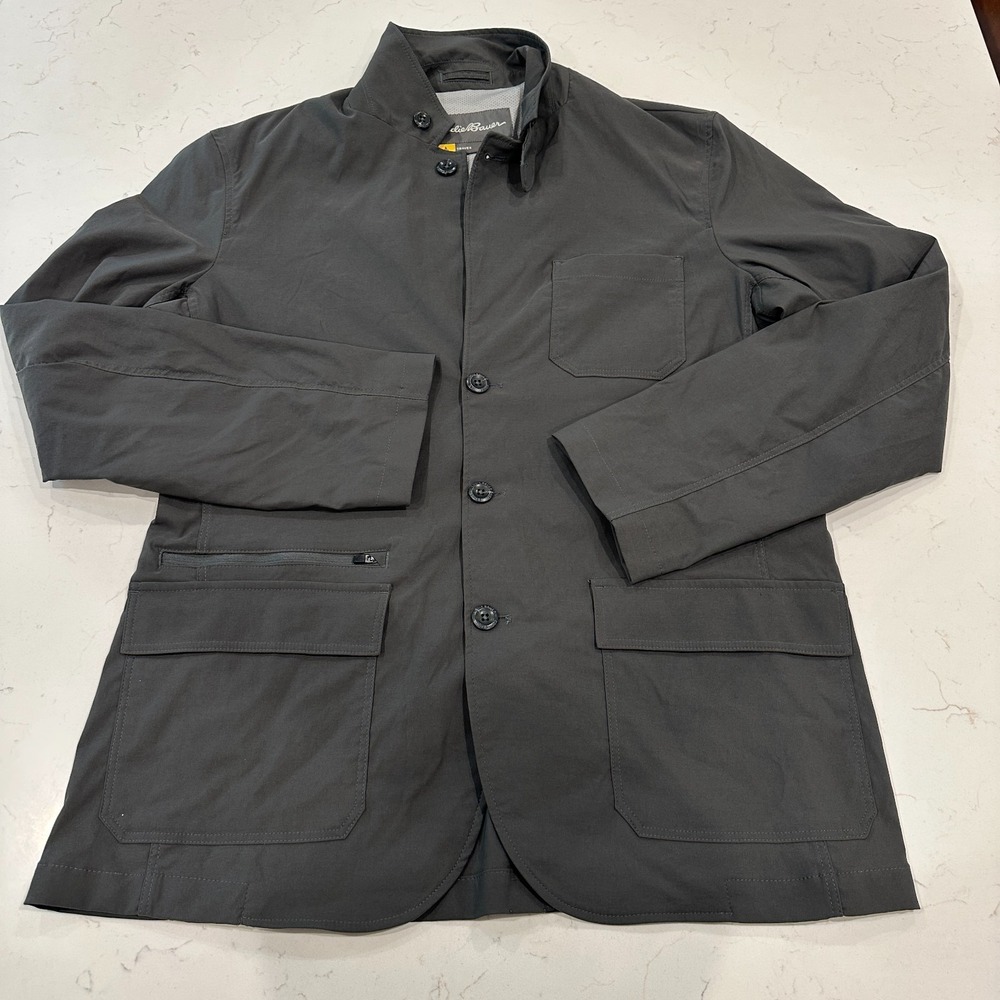 Eddie Bauer Travex Blazer Suit Jacket Mens 44 Sportscoat Stretch Quarter Lined